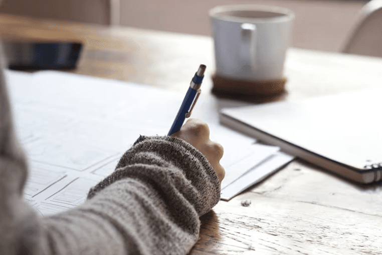 Open notebook with organised chapters representing Why Yoga Notes matter for certification study