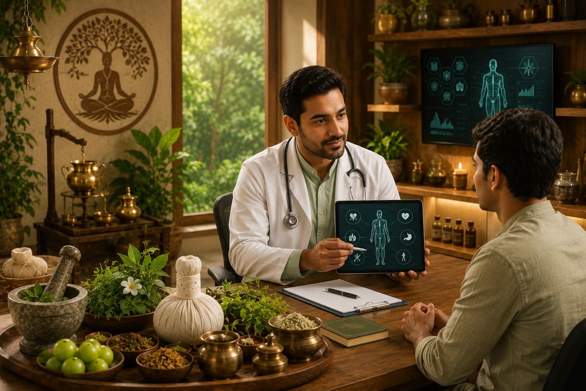 Vedamrita Ayurveda Hospital treatment and care facility